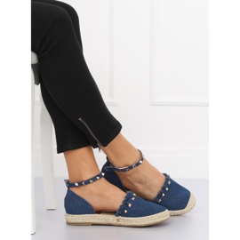 Siniset denim-espadrillit CH-1K211 Sininen tummansininen 1