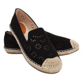 Mustat, avoimet espadrillit 9023 Musta 1