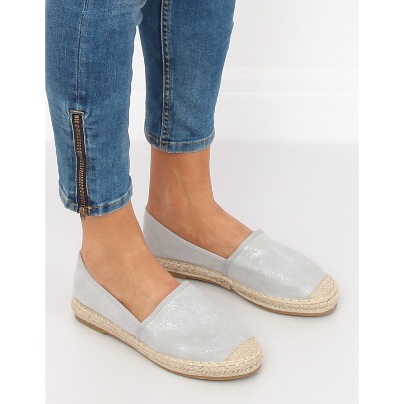 Harmaat espadrillit naisille 665-3 Harmaa 1