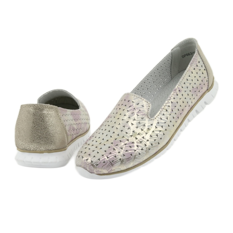 Naisten urheilunahkaherrat Filippo 663 valkoinen vaaleanpunainen 4