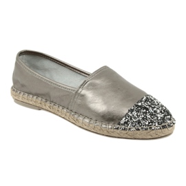 Badura naisten espadrillit 6544 harmaa 1