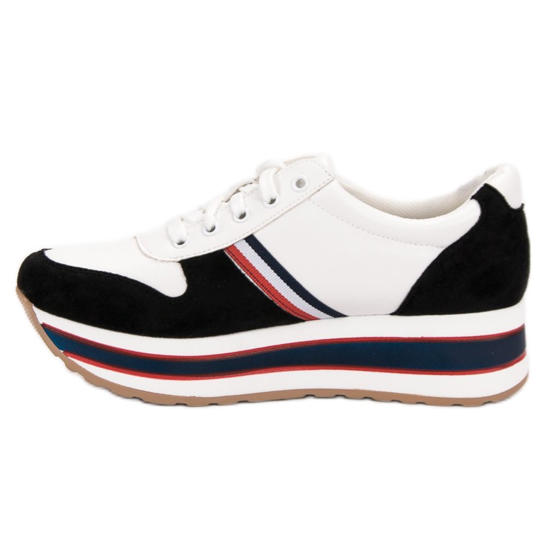 Seastar Muodikkaat lenkkarit valkoinen musta monivärinen 1