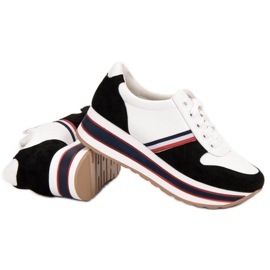 Seastar Muodikkaat lenkkarit valkoinen musta monivärinen 2