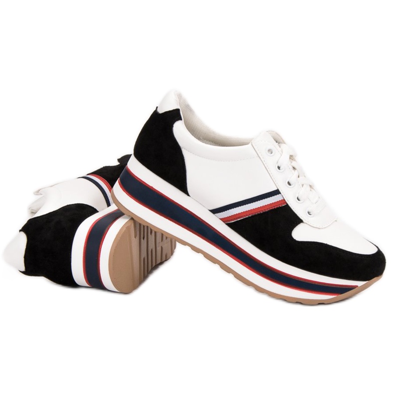 Seastar Muodikkaat lenkkarit valkoinen musta monivärinen 2