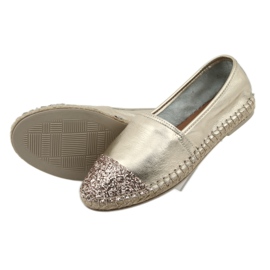 Badura naisten espadrillit 6544 keltainen 4