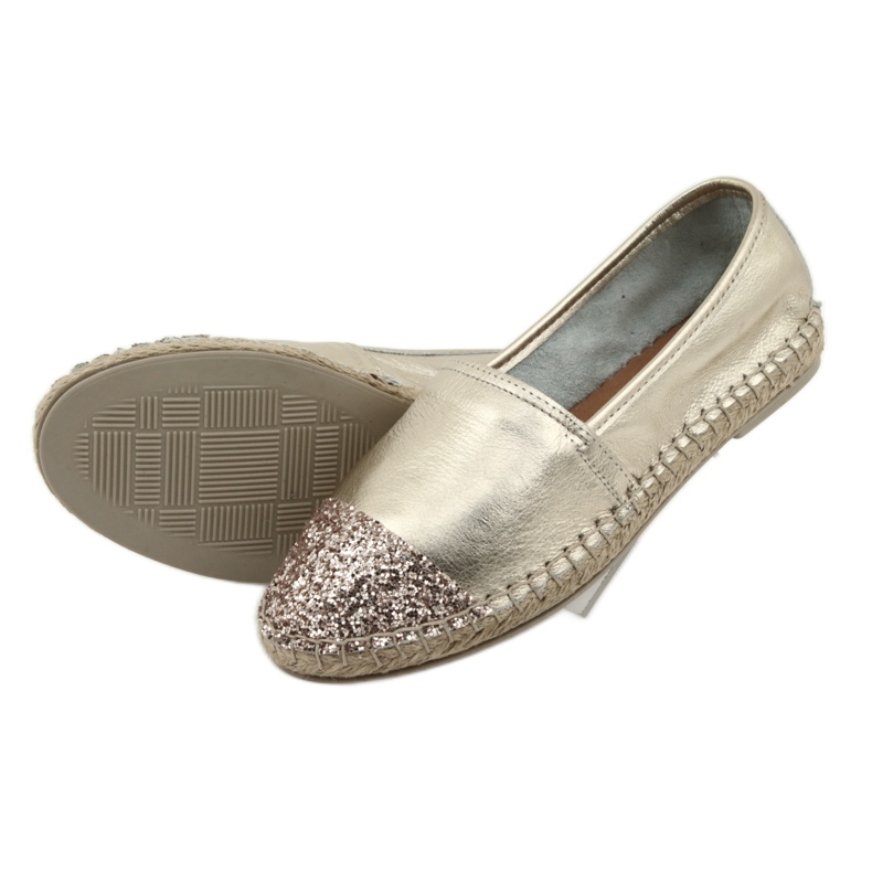 Badura naisten espadrillit 6544 keltainen 4