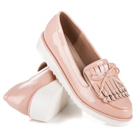 VICES -jauhelakatut kengät vaaleanpunainen 1