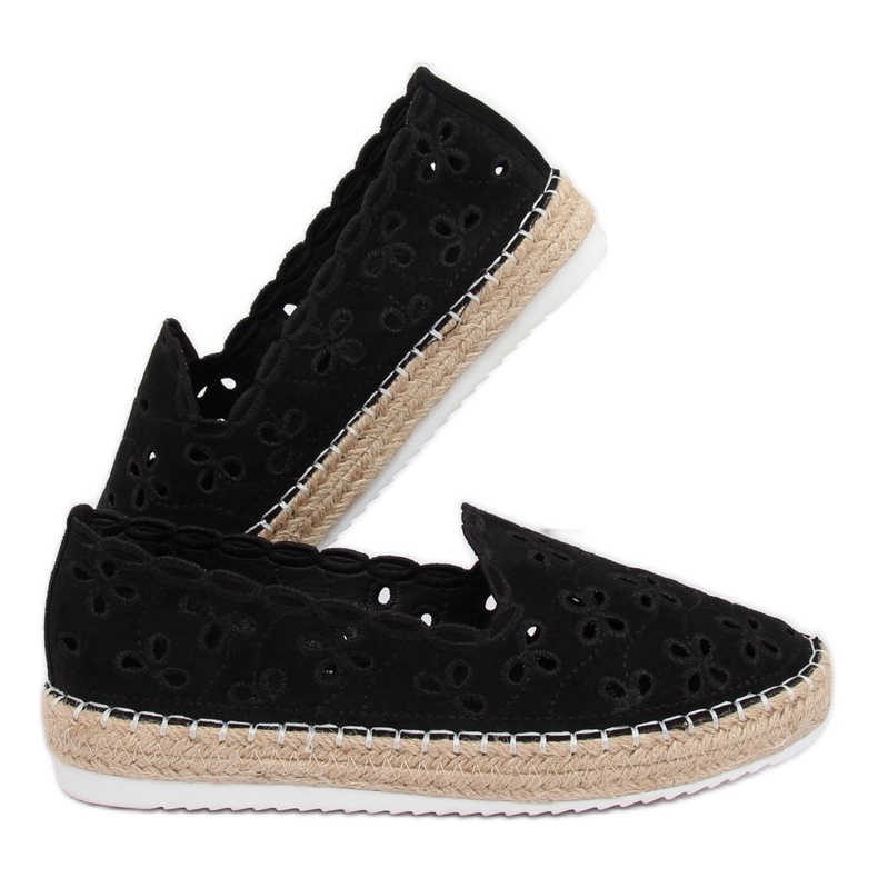 Mustat avoimet espadrillit LT112 musta 1