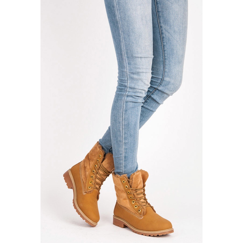 Trappers lampaannahkaa ruskea 2