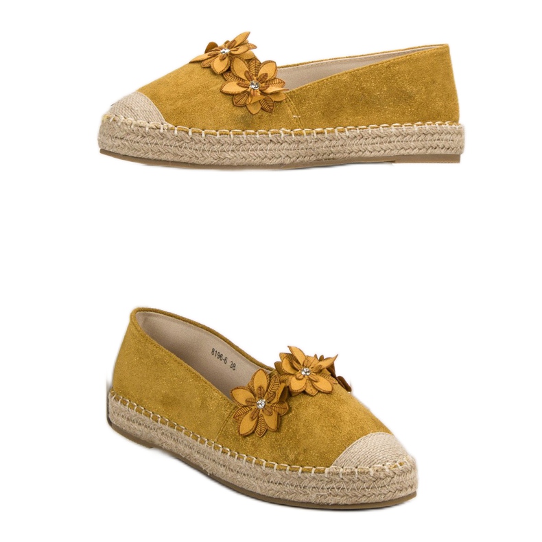 Espadrillot kukilla keltainen 1