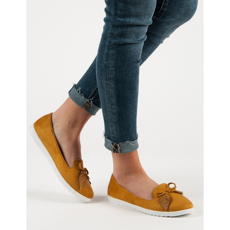 Comer Sinappi mokka ballerinat keltainen 1