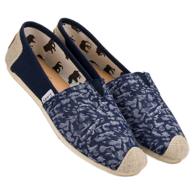 L. Day Blue Slipons musta sininen 2