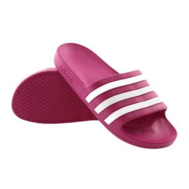Adidas Adilette Aqua F35536 tossut valkoinen vaaleanpunainen 4