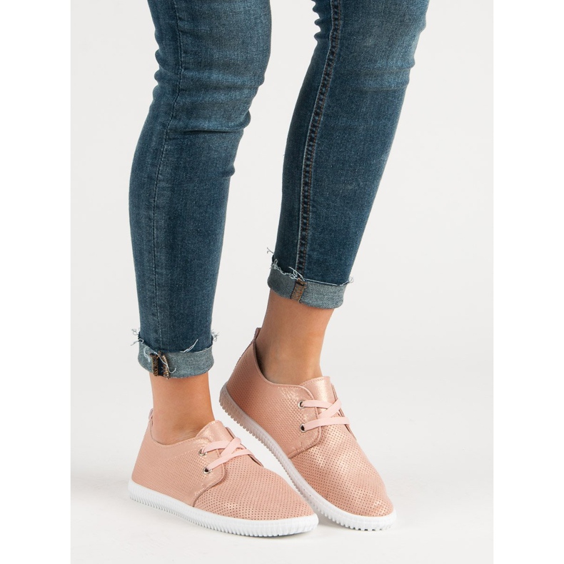 Super Mode Klassiset vaaleanpunaiset kengät vaaleanpunainen 1