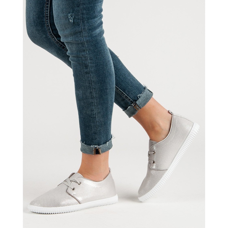 Super Mode Klassiset harmaat kengät 1