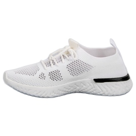 Ilmavat urheilukengät valkoinen 1