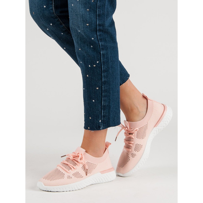 Ilmavat urheilukengät vaaleanpunainen 1