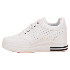 Muodikkaat valkoiset lenkkarit valkoinen 1