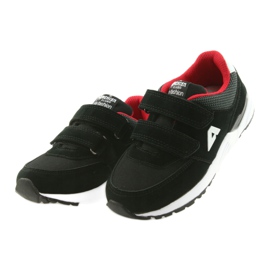 American Club BS09 musta nahkapohjallinen punainen 3