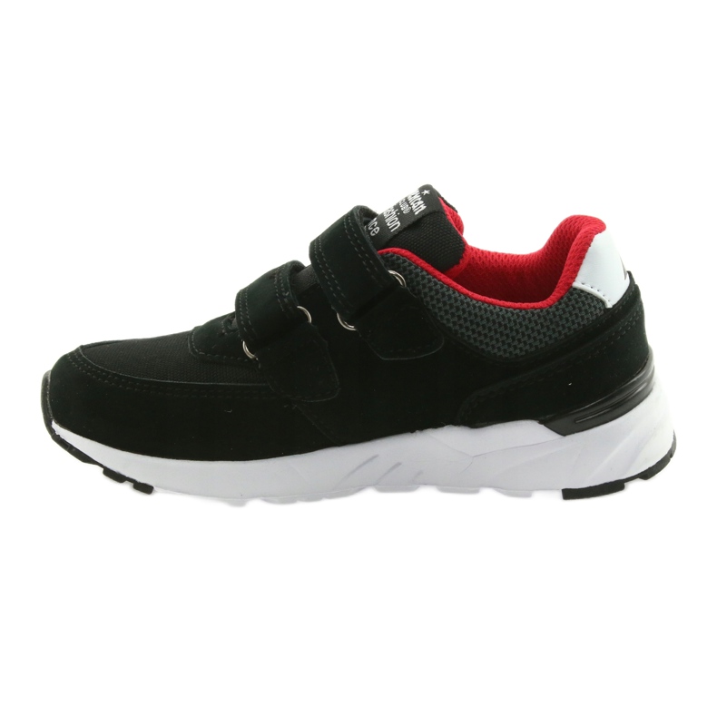 American Club BS09 musta nahkapohjallinen punainen 2