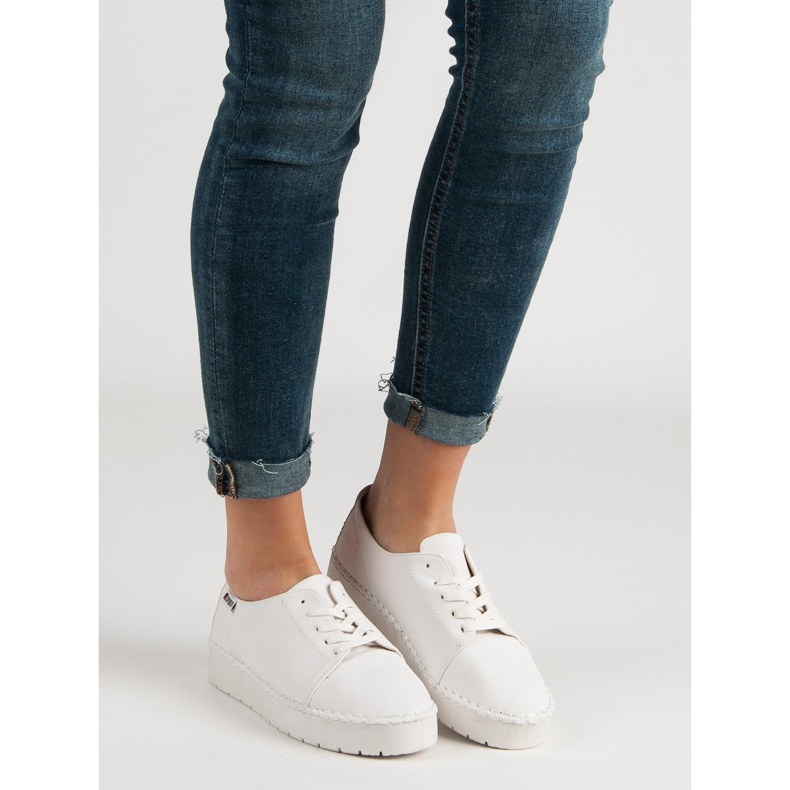 Valkoiset sidotut VICES -kengät valkoinen 2