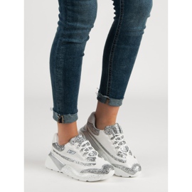 Urheilukengät, joissa glitter VICES valkoinen 2