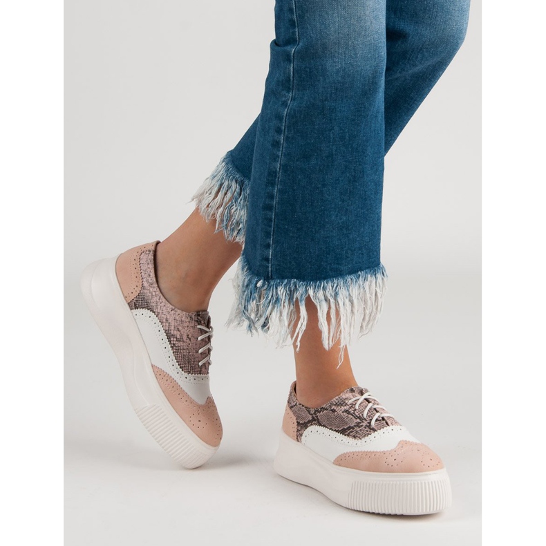 VICES Muodikkaat kengät vaaleanpunainen 1