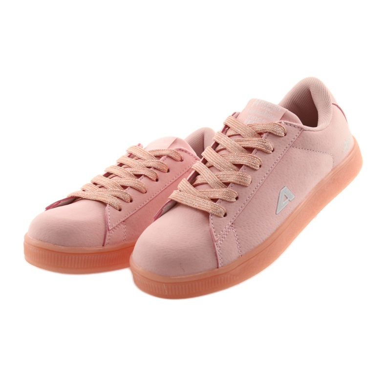 American Club BS07 -urheilukengät, nahkainen lisäosa vaaleanpunainen 3