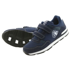 American Club BS01 -pohjallinen valkoinen laivastonsininen 5