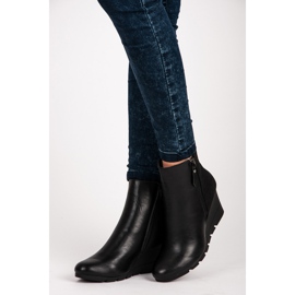 J. Star Tyylikkäät kiilakengät musta 1