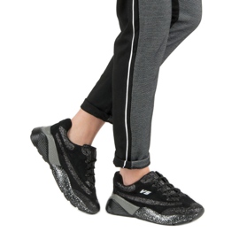 Urheilukengät, joissa glitter VICES musta 1