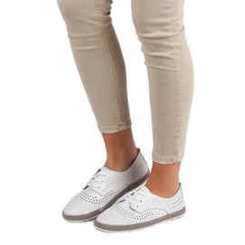 Filippo Nahkaiset espadrillit valkoinen 1