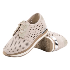 Aclys Avoin beige brogues ruskea keltainen 2
