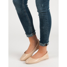 Lakatut VICES -ballerinat ruskea 1