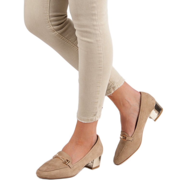 Kylie Korkeakorkoiset kengät ruskea 2