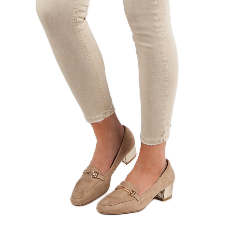 Kylie Korkeakorkoiset kengät ruskea 1