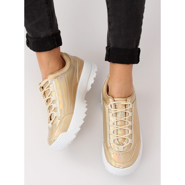 Holografiset kultaiset urheilukengät 82017 Kulta kultainen 2