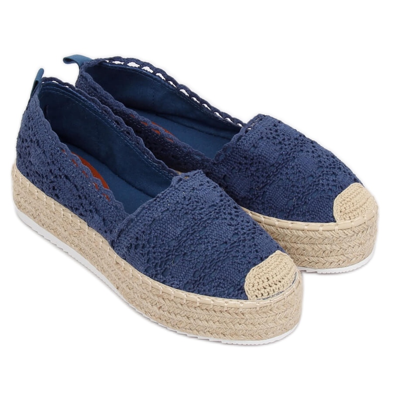 Pitsi Espadrilles tummansininen A8692 DK.BLUE laivastonsininen 2
