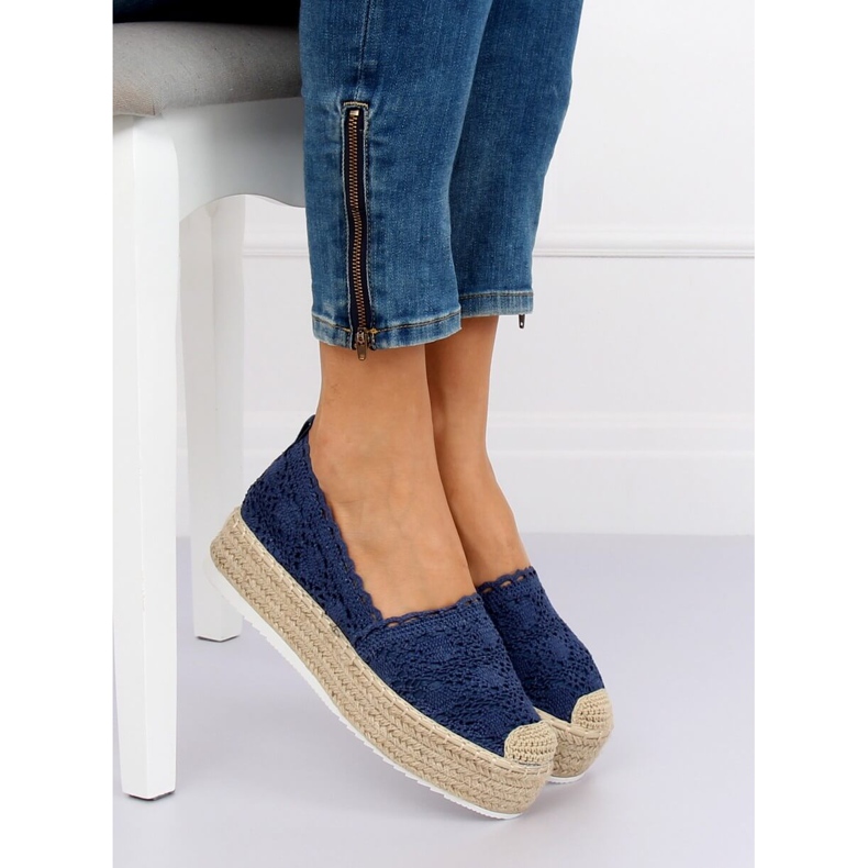 Pitsi Espadrilles tummansininen A8692 DK.BLUE laivastonsininen 1