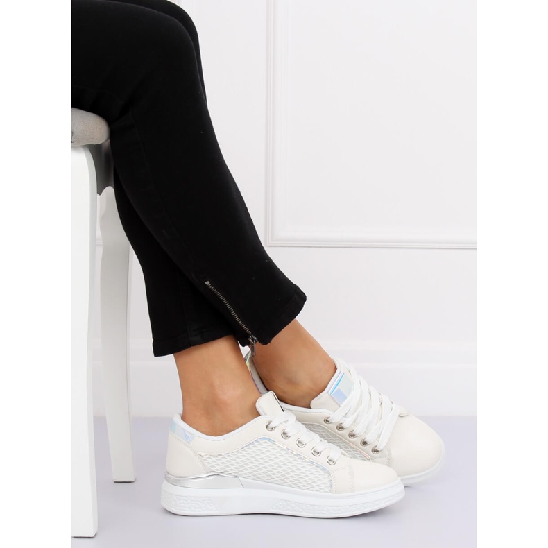 Valkoiset holografiset lenkkarit ZF-40 Valkoinen 1