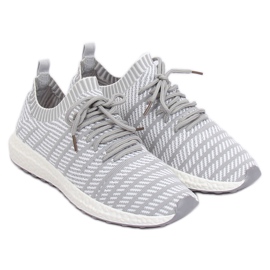 Harmaa HY2812 Vaaleanharmaa urheilukengät 2