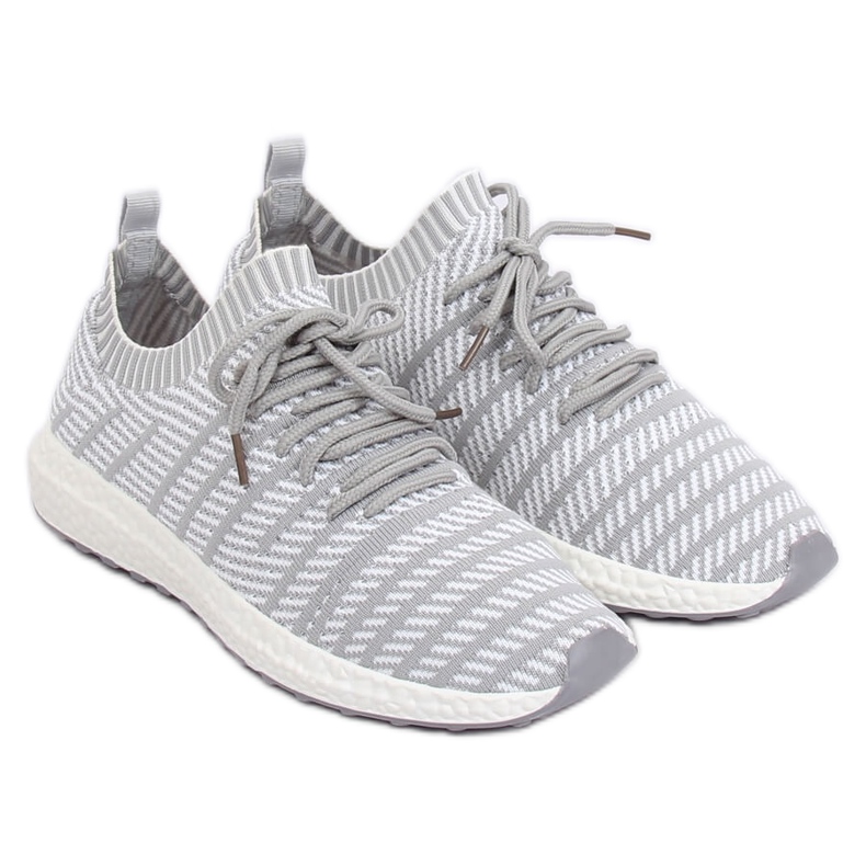 Harmaa HY2812 Vaaleanharmaa urheilukengät 2