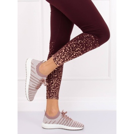 Vaaleanpunainen HY2812 Vaaleanpunaiset urheilukengät 1