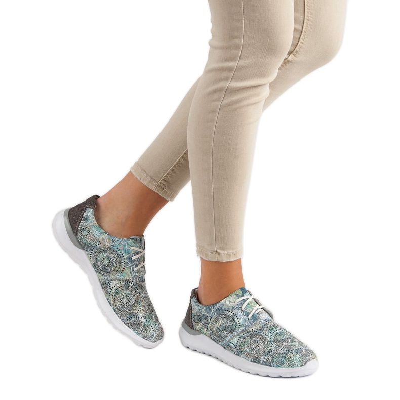 Filippo Nahkaiset urheilukengät monivärinen 1