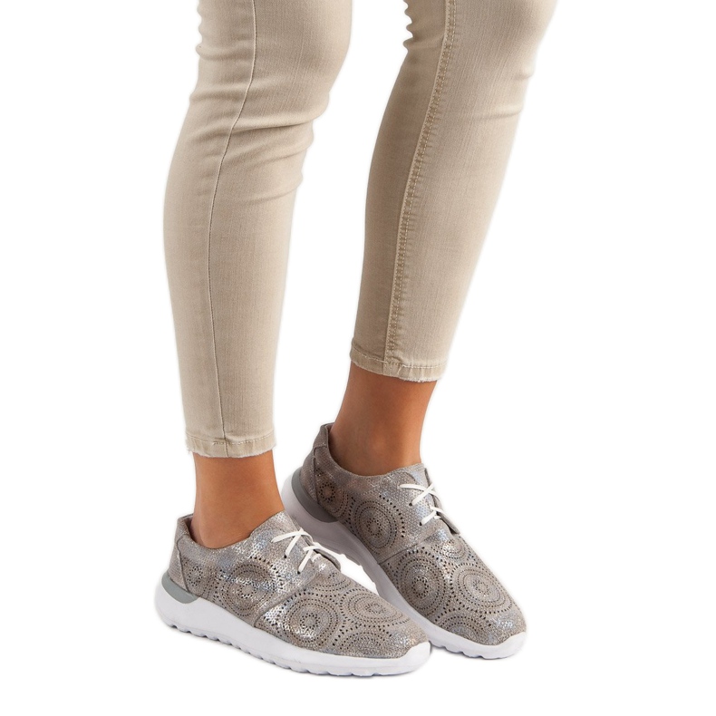 Filippo Nahkaiset urheilukengät ruskea 2