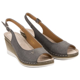 Harmaat VINCEZA -sandaalit 1