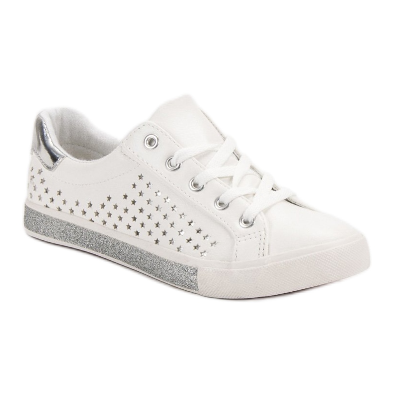 Kylie Valkoiset lenkkarit tähtien kanssa valkoinen 1