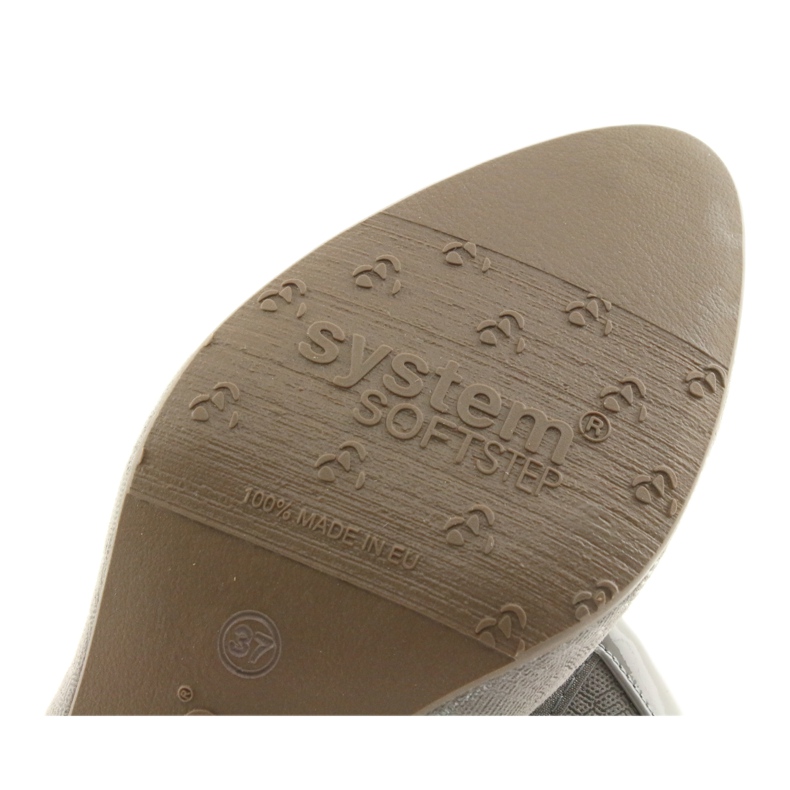 Arka Ark pumppaa naisten nahkaa joustava pohja 5137 harmaa 6