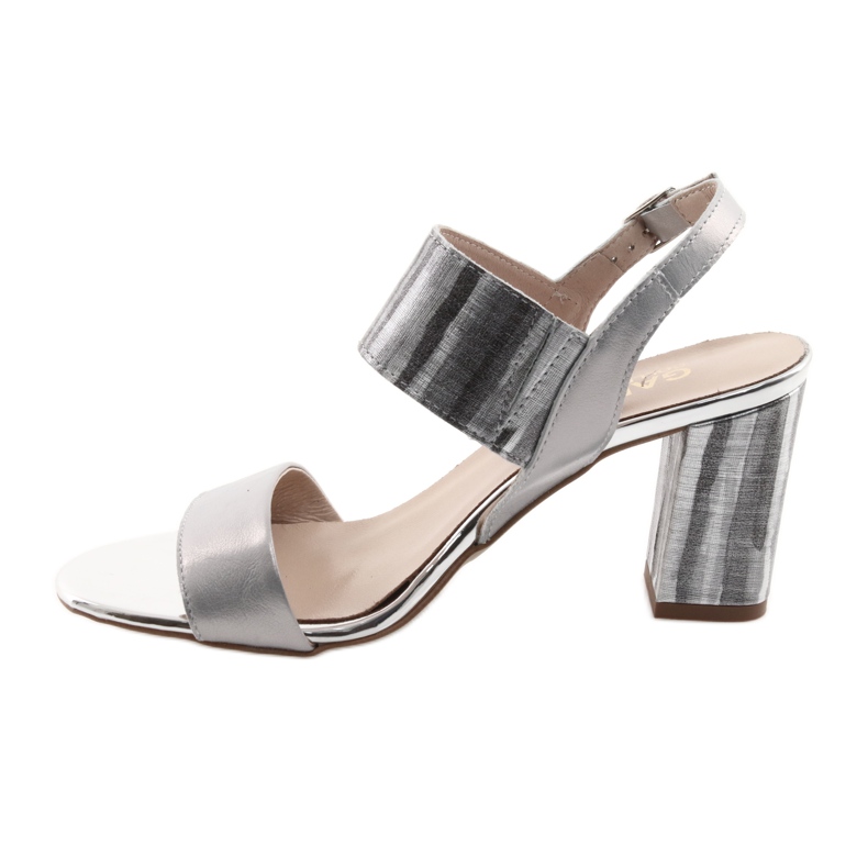 Naisten sandaalit Gamis 3390 -hopeassa harmaa 2