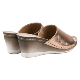 VINCEZA Wedge -sandaalit kultainen 2